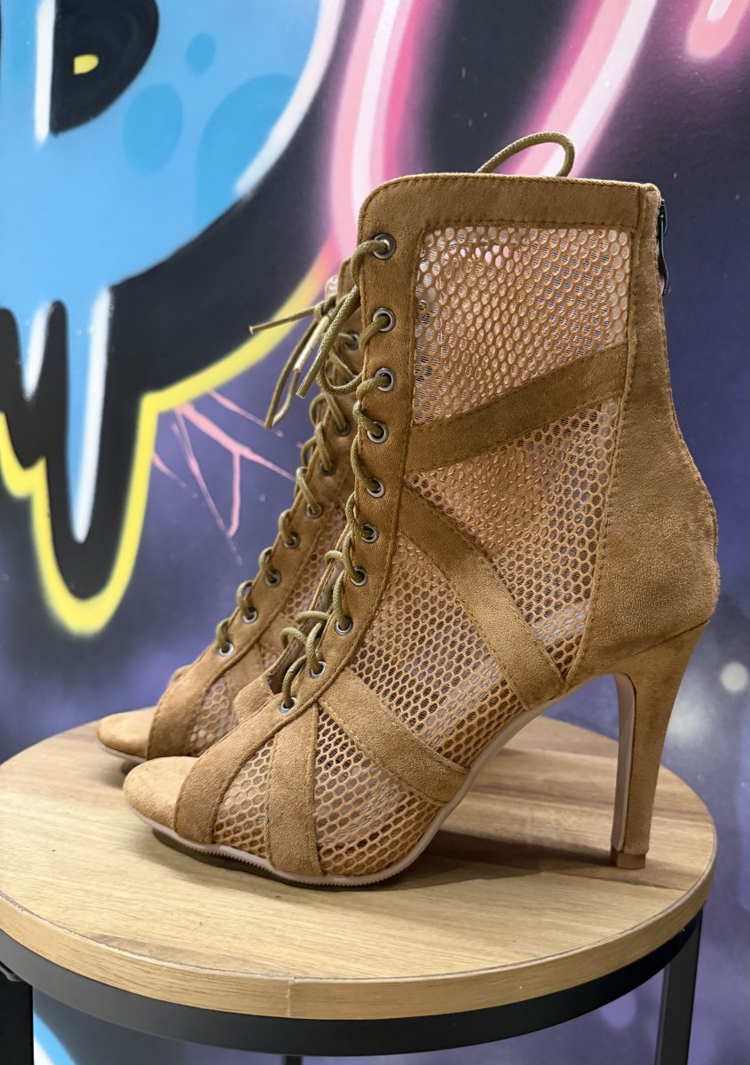 BOTTINES VENUS CAMEL